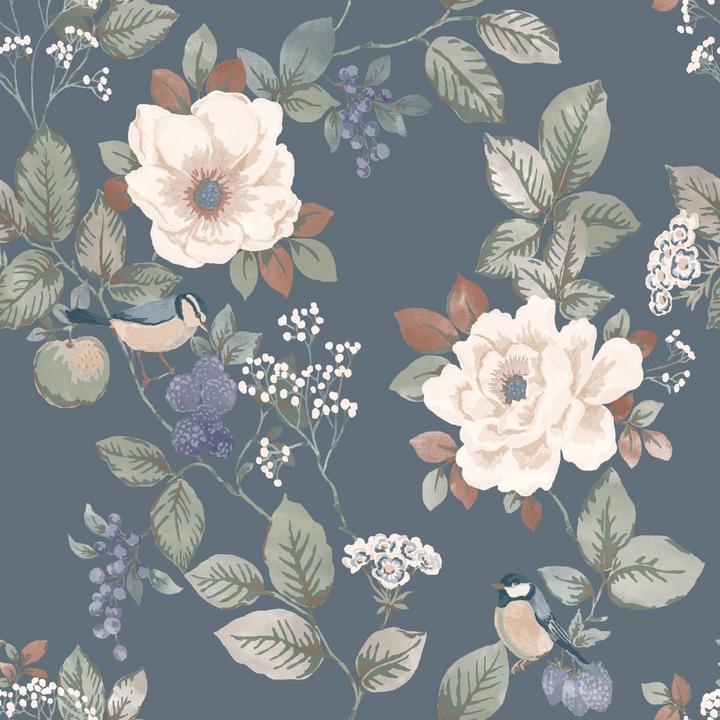 Belgravia Bramble Floral Wallpaper