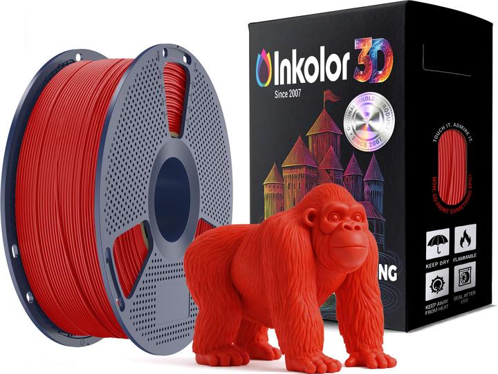 Produktbild Inkolor 3D Filament ABS Red (ABS, 1.75 mm)