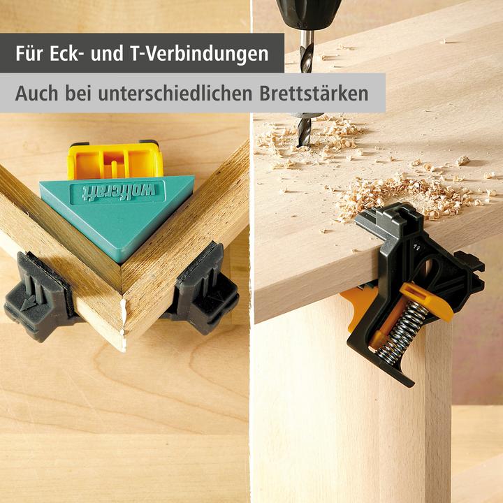 Actual product image wolfcraft 2 ES 22 - Corner clamp (22 mm)