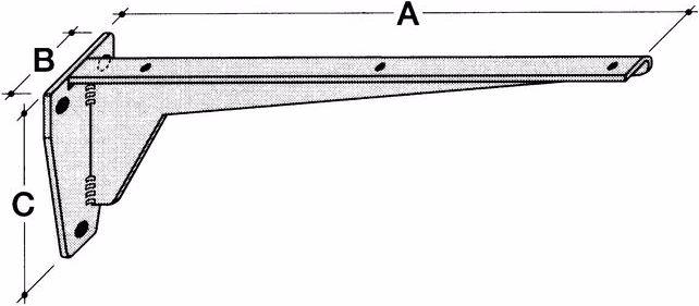 Image du produit Mensola Console en acier