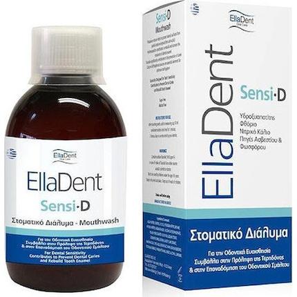 Elladent Sensi-D Mundspülung 250ml - Sanfte Mundpflegelösung (250 ml, Mundspülung)