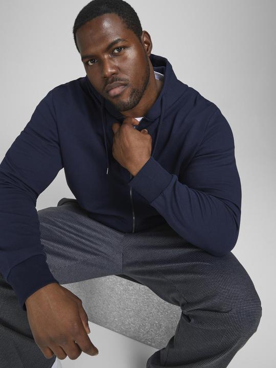 Immagine prodotto Jack & Jones Felpa con cappuccio Full Zip Plus Size (XXL)