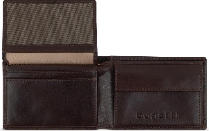 Actual product image Bugatti Neaples Geldbörse RFID Schutz Leder 10 cm