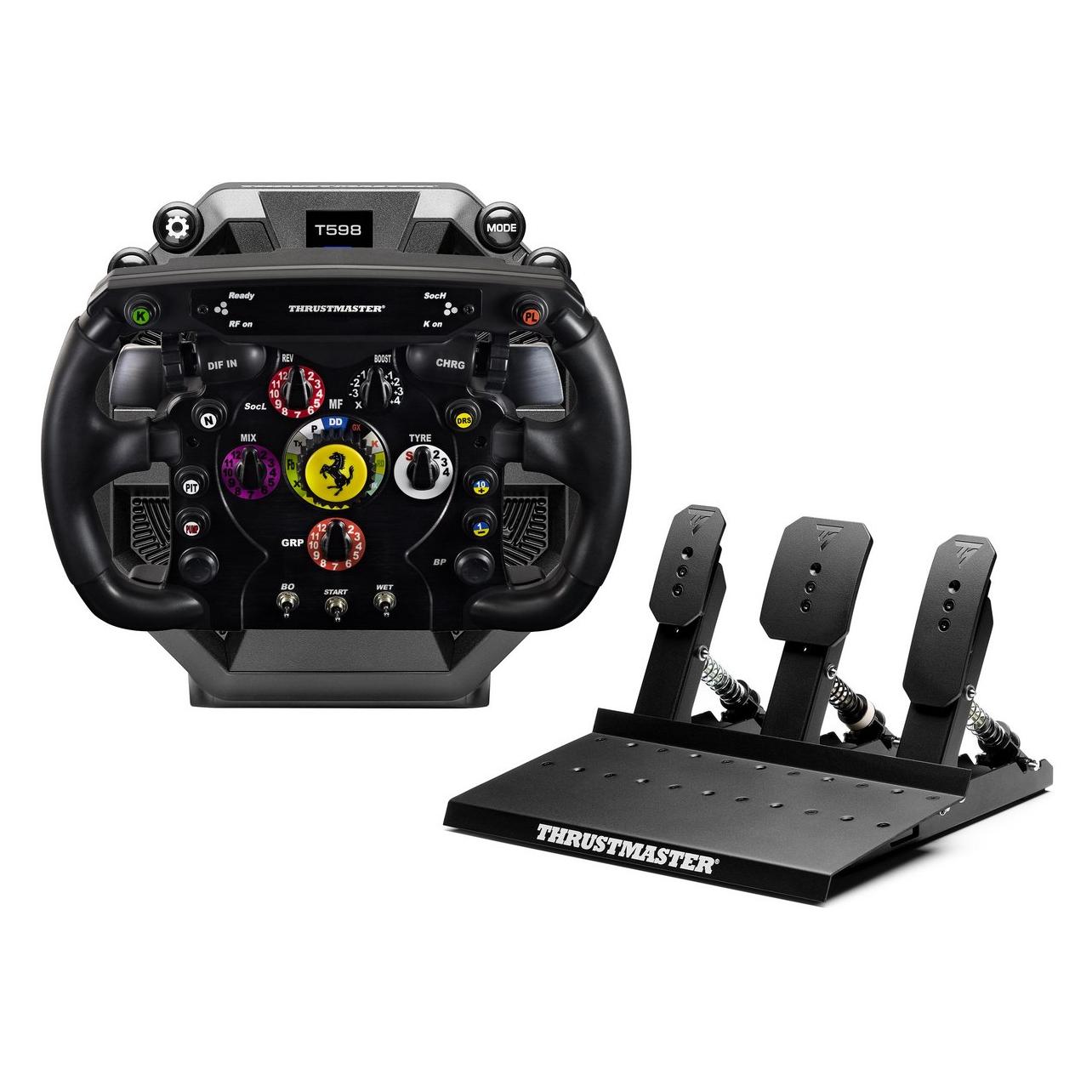 Thrustmaster F1 Direct Drive Kit – T598 Servo Base + F1 Lenkrad + Raceline Iii Pedale (Pc, PS4, PS5), Gaming Controller