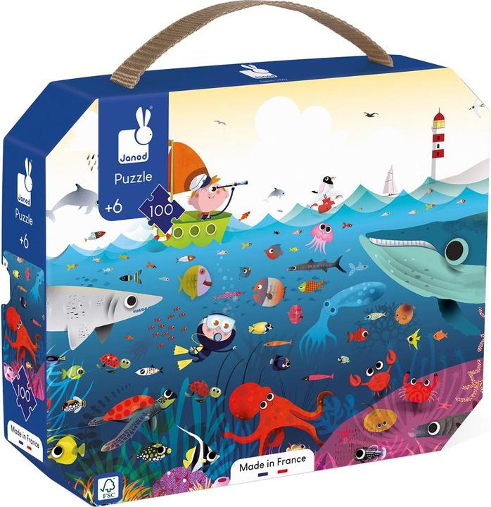 Immagine prodotto Janod Mondo subacqueo puzzle (100 pezzi)