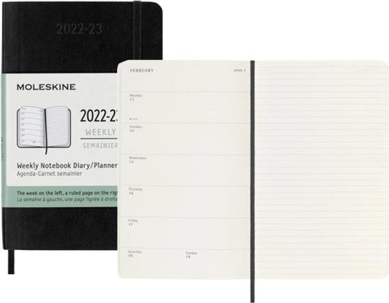 Image du produit Moleskine Agenda scolaire (9 x 14 cm, Vue annuelle)