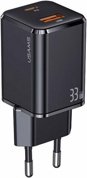 Actual product image Usams Dual Ports GaN Mini Fast Charger (33 W)