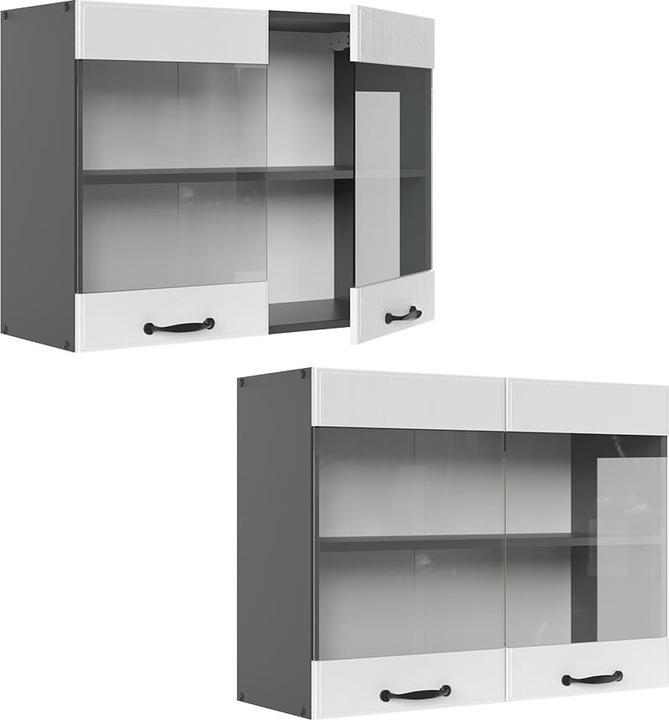 Produktbild Vicco Küchenglasschrank R-Line (80 x 31 x 60 cm)