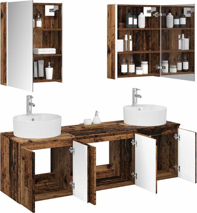 Produktbild vidaXL Badezimmerschrank-Set