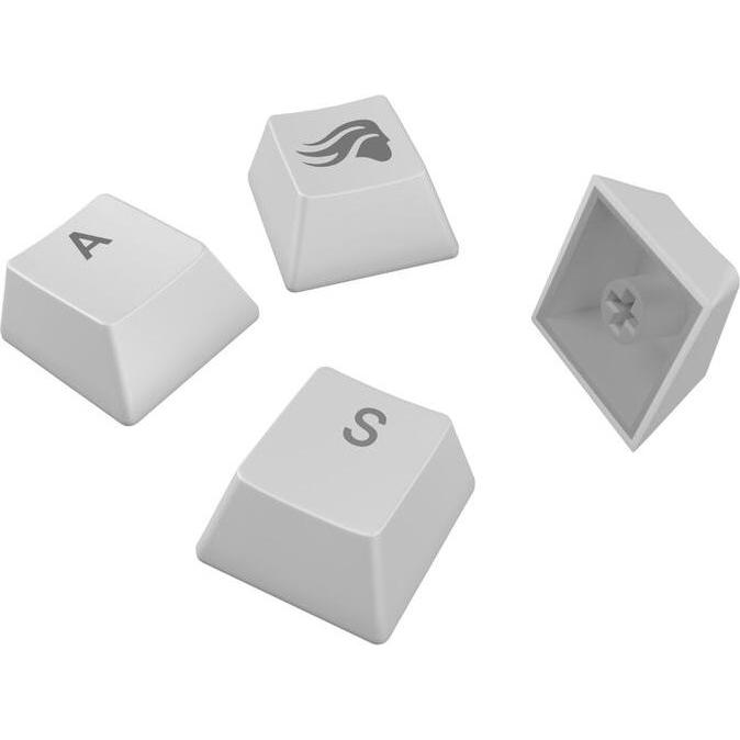 Thumbnail - Glorious GPBT Backlit Keycaps, ANSI Layout (US), PBT, Dye-Sub - Weiss, Keycaps, Weiss