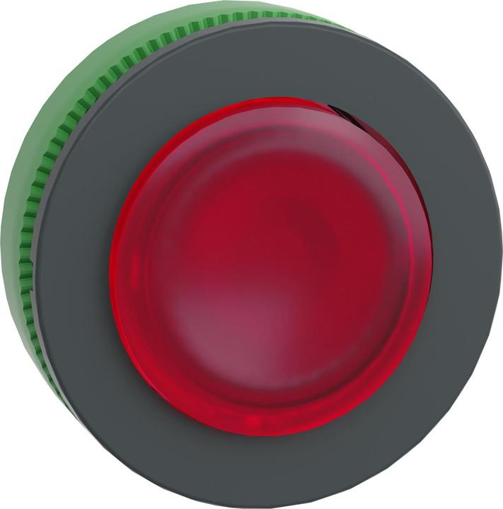 Actual product image APC Front element illuminated pushbutton, ø30mm, without detent, protruding pushbutton, red, raised