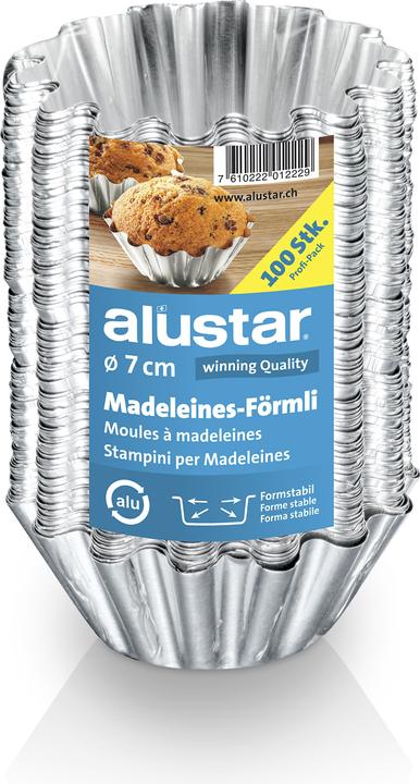 Image du produit Alustar Moule à madeleines (7 cm)