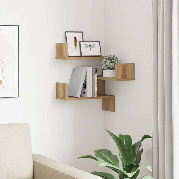 Produktbild VidaXL Wand-Eckregal (40 x 40 x 49.5 cm)