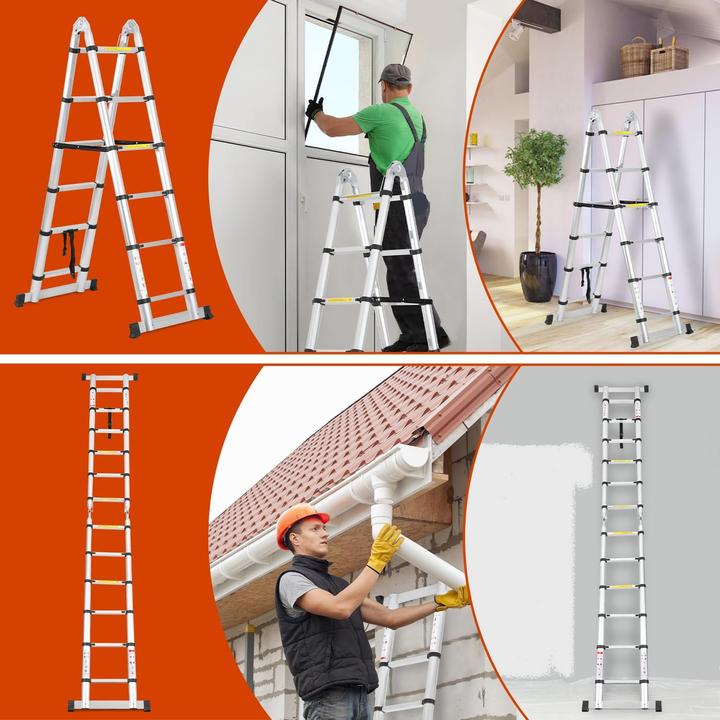 Produktbild Lospitch Teleskopleiter (Teleskopleiter, 380 cm)