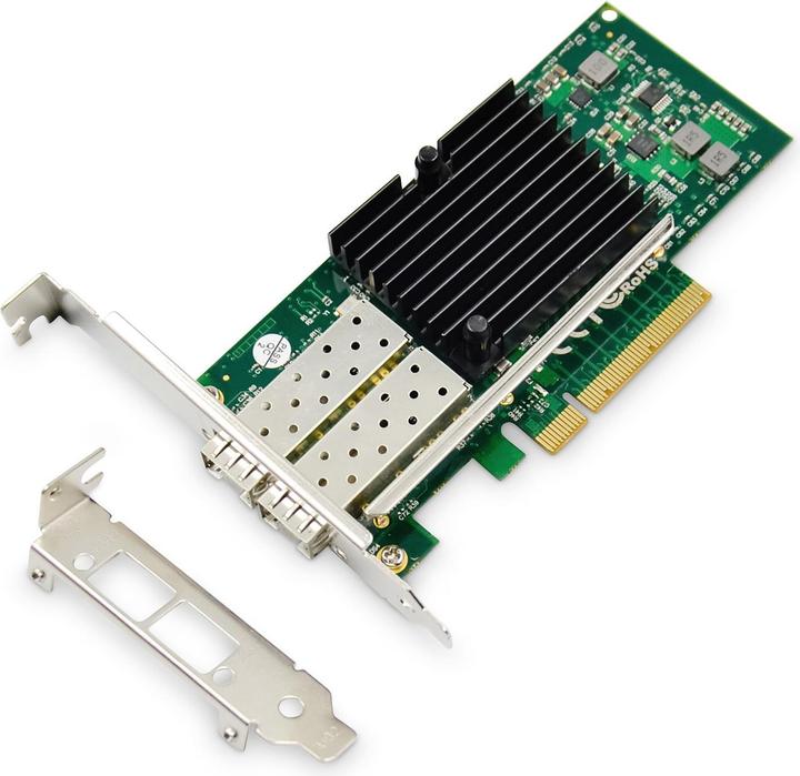 Immagine prodotto Digitus Modulo ottico e in rame SFP 2 porte 10G PC/Express Card Intel JL82599ES Chipset (Mini PCI Express)