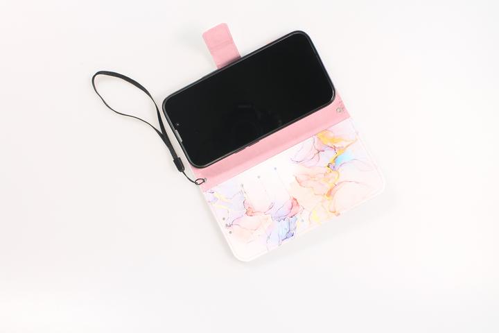 Produktbild PhoneLook Hülle Flip Wallet Liquid Color mit Magnet Verschluss Sunrise (Apple iPhone 13 Pro)