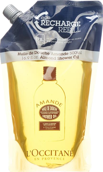 Image du produit L'Occitane Eco-recharge huile de douche amande (500 ml)