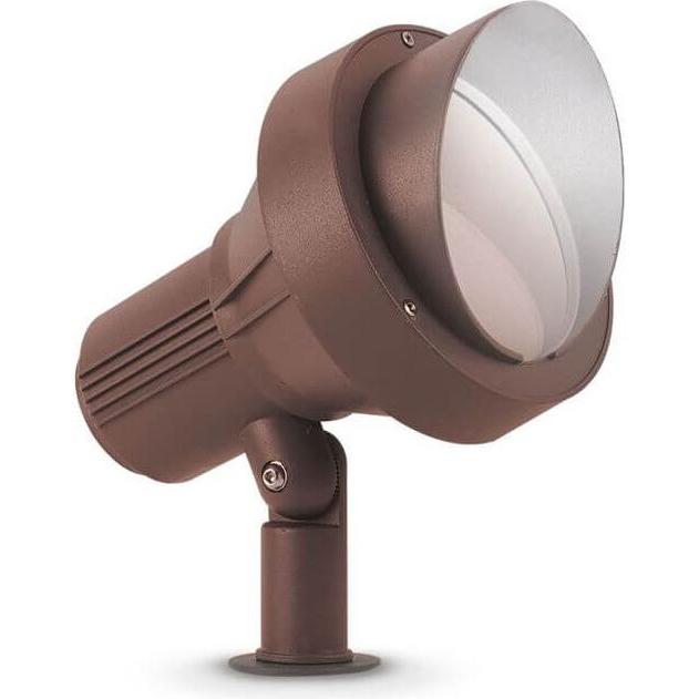 Ideal lux, Gartenbeleuchtung, TERRA Bodenleuchte E27 dimmbar Braun IP65 321622 (E27, IP65)