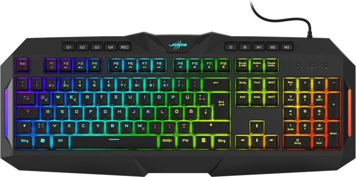 Actual product image Urage Gaming Keyboard Exodus 700 Semi-Mechanical, Black (DE, Cable)