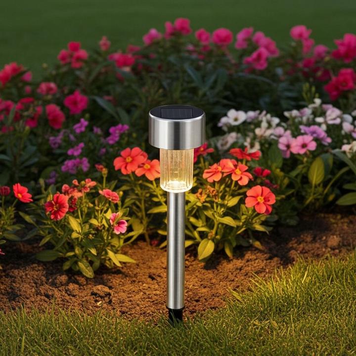 Produktbild Casativo 6er-Set Mini-Solar-Wegeleuchten mit Dämmerungssensor und Erdspiess