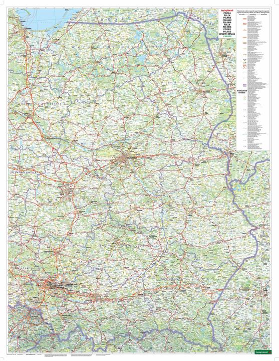 Image du produit Pologne, carte routière 1:500.000, freytag & berndt