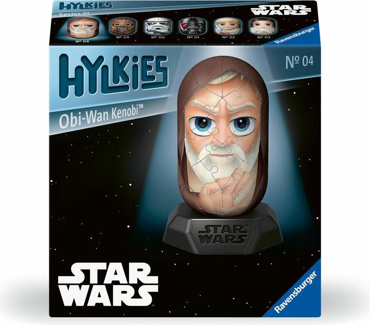 Produktbild Ravensburger Hylkies: Die neue Sammelfigurenreihe zum selbst zusammenbauen. Figur #04 - Obi-Wan (54 Teile)