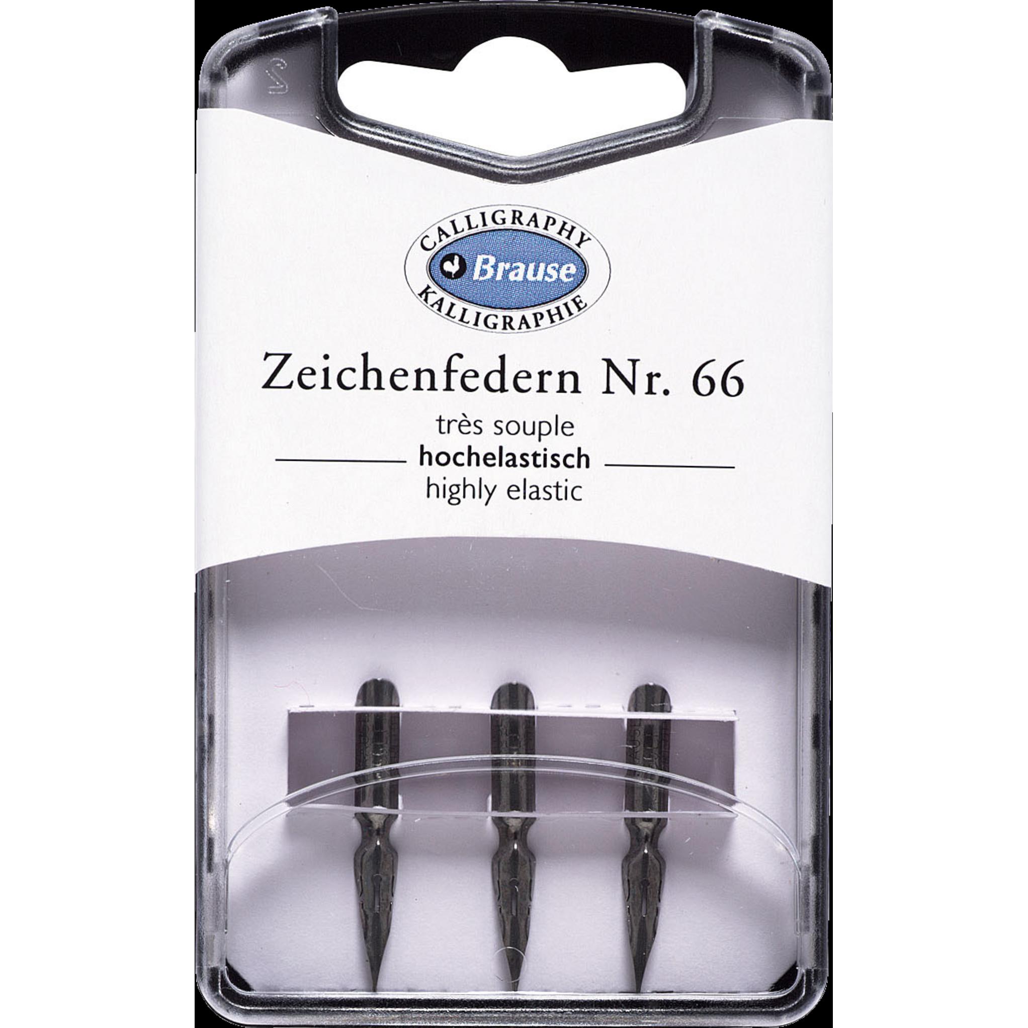 Brause, Schreibstifte, Federn (Schwarz, 3 x)