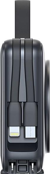 Image du produit Mobile Origin Powerbank & Travel Charger Lightning/USB-C Cable MagSafe AW/iPhone Compatible black Powerbank -... (10000 mAh)