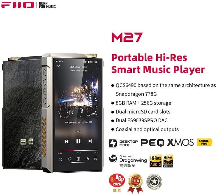 Actual product image FiiO M27 (256 GB)