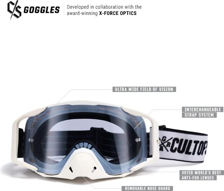 Immagine prodotto Loose Riders C/ Goggle (bianco nero*, Oreo)