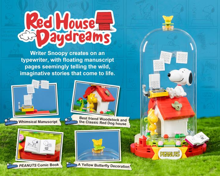 Actual product image Pantasy Peanuts Snoopy Red House Daydreams