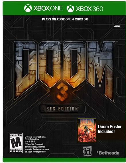 Immagine prodotto Bethesda Doom 3 BFG Edition (importazione) (Xbox One S)