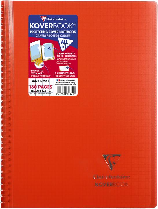Actual product image Clairefontaine Koverbook (A4, Checked, Hardcover)