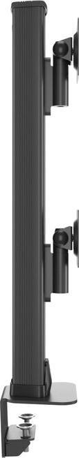 Image du produit Multibrackets Support d'écran Dual 32 à 50", noir, vertical (Tables, 50", 24 kg)