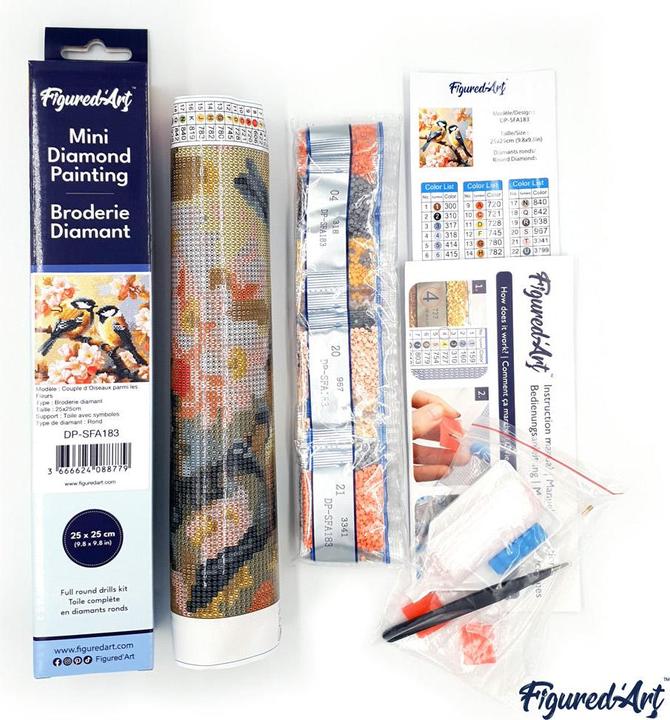 Image du produit Figured'Art Broderie Diamant - Tour Eiffel au Printemps