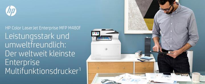 Image du produit HP LaserJet Enterprise MFP M480f couleur (Laser, Couleur)