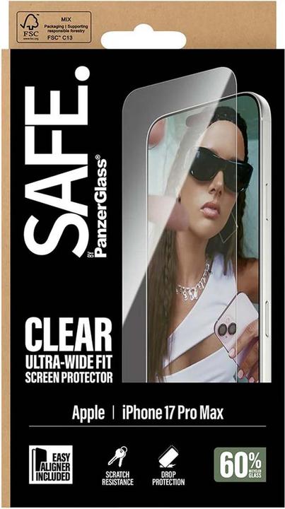 Produktbild PanzerGlass Safe. (1 Stk., Apple iPhone 17 Pro Max)