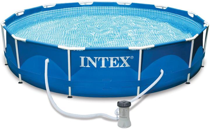Intex Piscine à cadre métallique (Ø 457 x 84 cm)