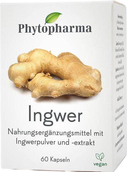 Actual product image Phytopharma Ginger (60 Piece, Capsules, 55 g)