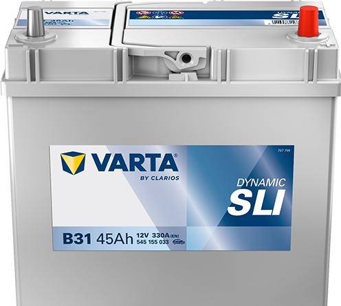 Actual product image Varta Blue Dynamic B31 (12 V, 45 Ah, 330 A)