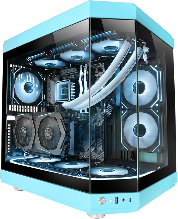 Produktbild Mars Gaming Boitier Moyen Tour ATX MC-3T RGB avec panneaux vitrés (Noir) (ATX, mATX, Mini-ITX)