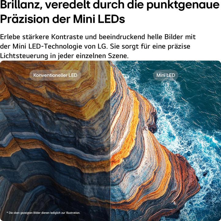 Produktbild LG 55QNED83B6A (55", QNED83B, Mini-LED, QNED, 2026)