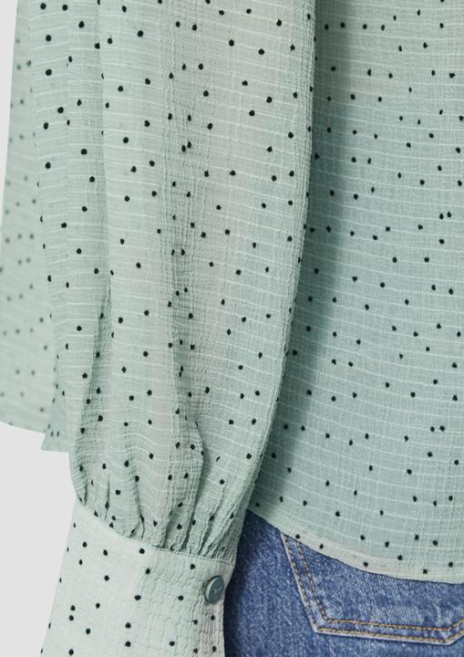 Image du produit S.Oliver Bluse Strukturierte Chiffonbluse mit Punktemuster (42)