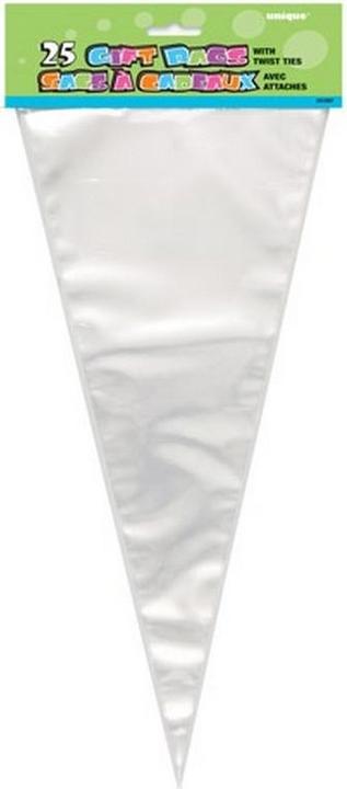 Immagine prodotto Unique Party Sacchetti per feste a forma di cornetto triangolare (Pellicola da regalo, 25 x)