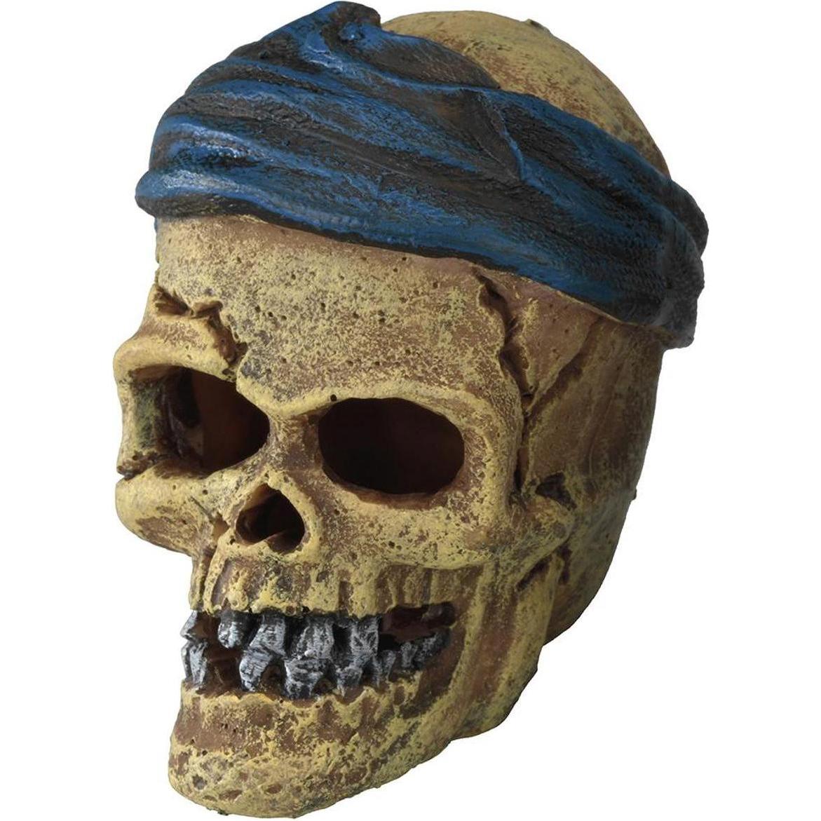 EBI Aqua Della Pirate Skull Head Crack (Dekoration, sonstige Gegenstände), Aquarium Dekoration