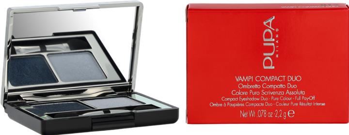 Actual product image Pupa Milano Pupa Vamp! Compact Duo Magnetic Blue (012 Magnetic Blue)