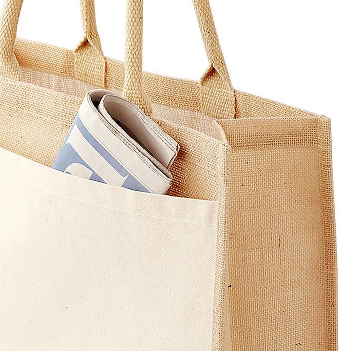 Produktbild Westford Mill Jute Einkaufstasche (21 l)