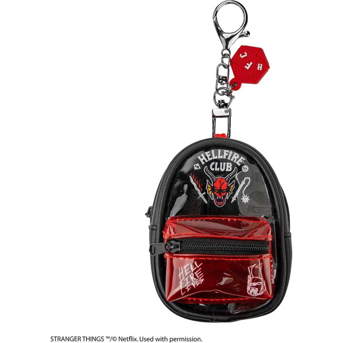 Distrineo, Portachiavi, Portachiavi con Pochette - Hellfire Club - Stranger Things, Multicolore