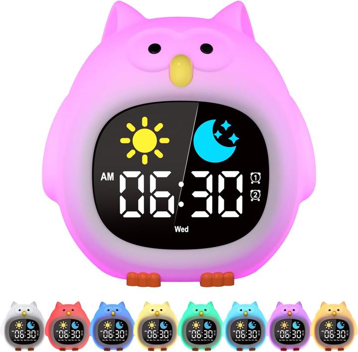Produktbild Yissvic Kinderwecker mit Nachtlicht und Schlummermodus
