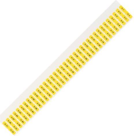Produktbild Wago Etikett gelb 15x6mm 3000St/Rolle 210-805/000-002 Selbstklebend, Beschriftung mit Beschriftung, Farb